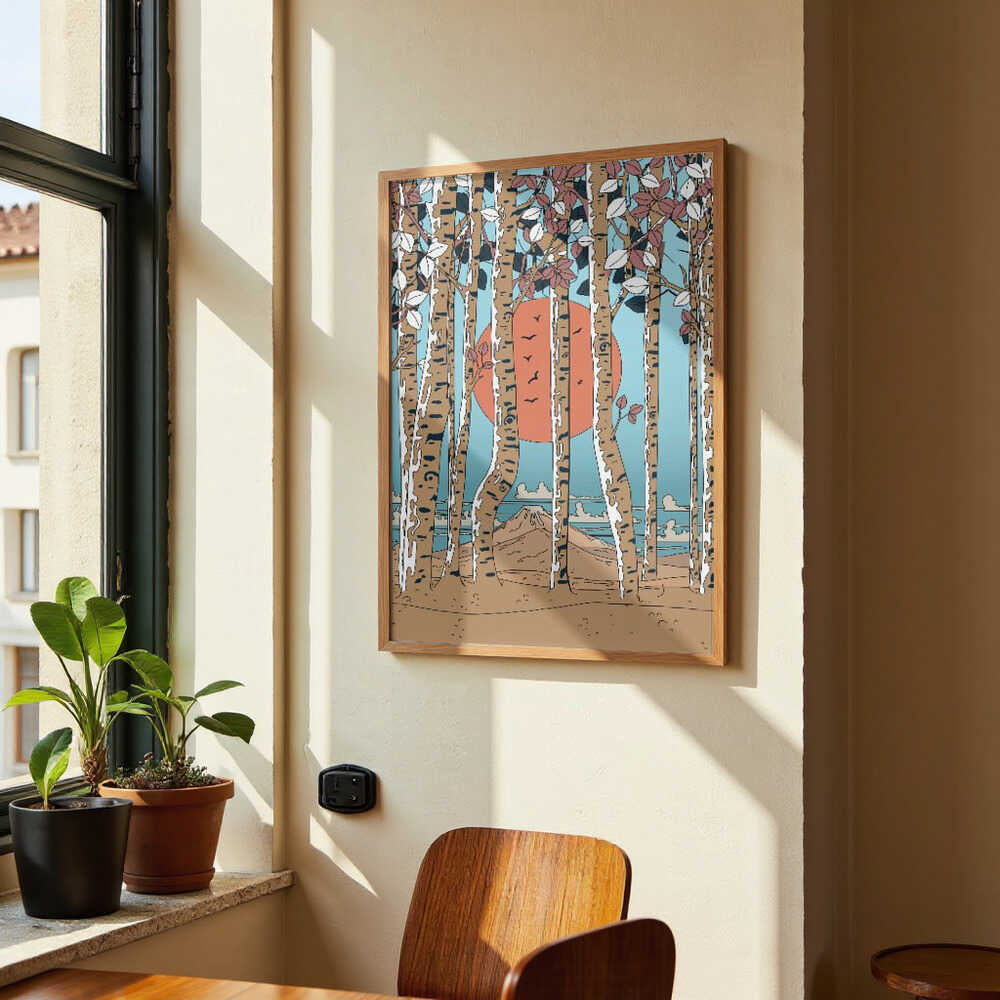 Japanische Birkenbäume von Nicholas