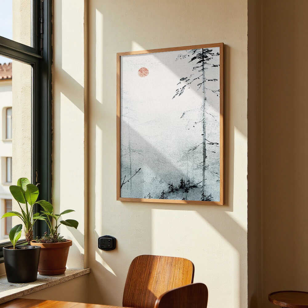 Serene Misty Pines von Treechild