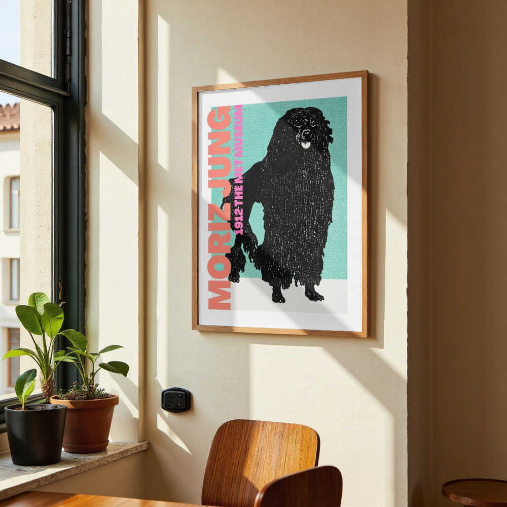 Stylized Black Dog by Athene Fritsch