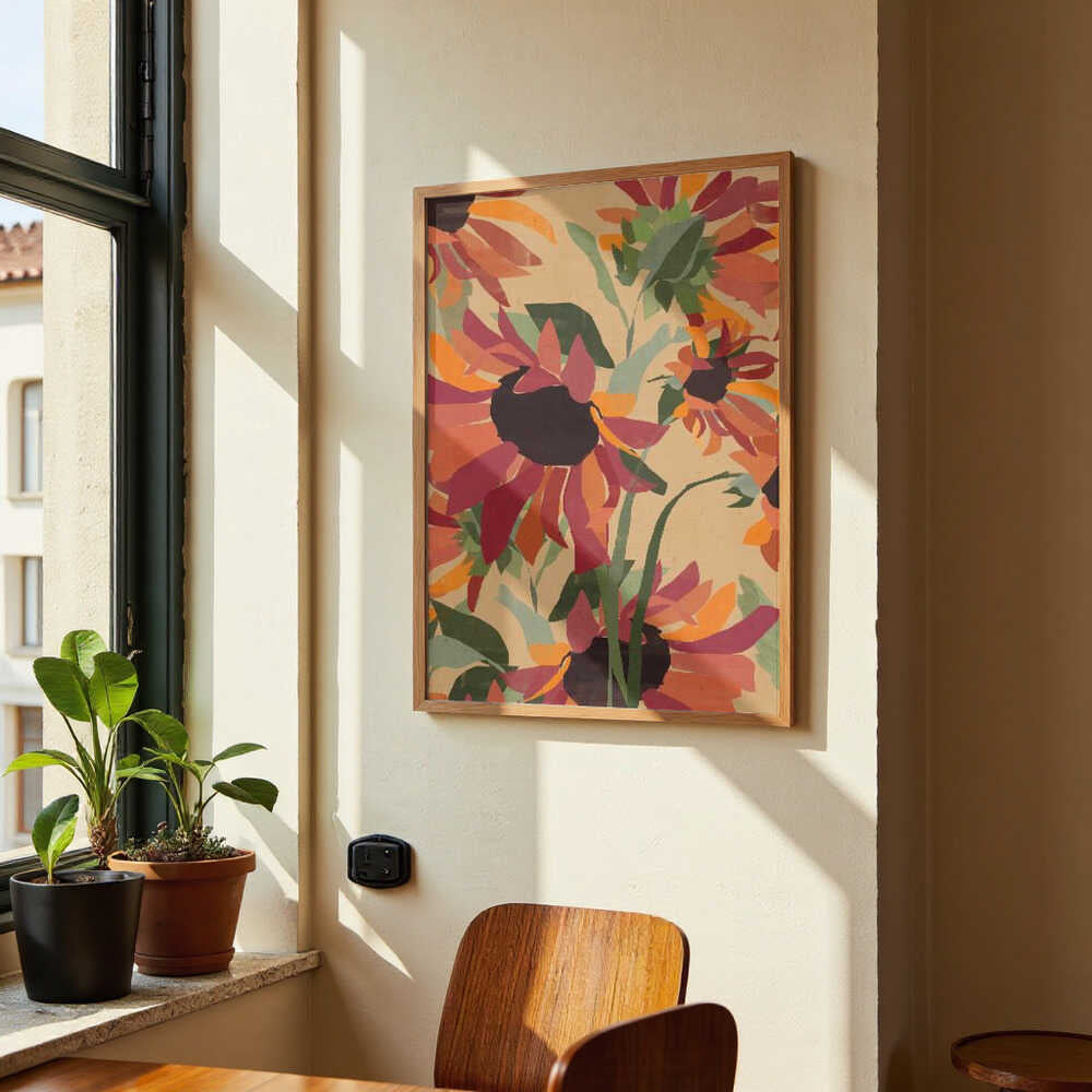 Vibrant  Sunflowers by ThingDesign