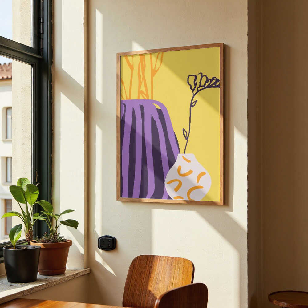 Vibrant Vase Duo by Treechild