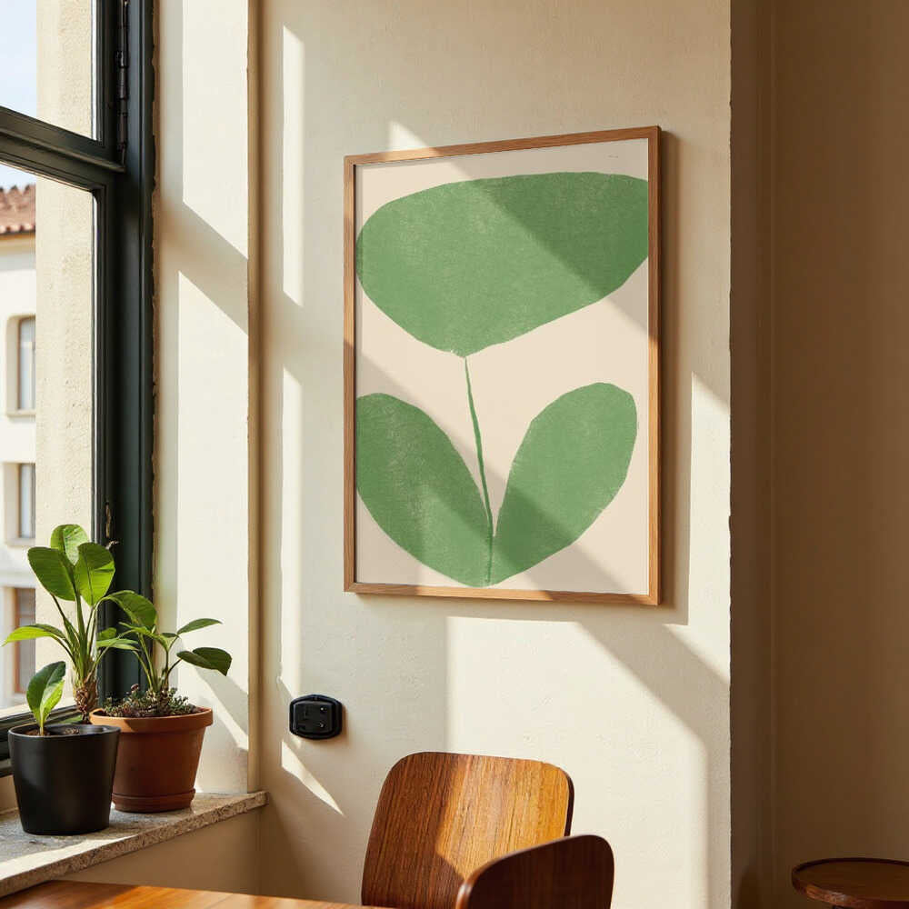 Minimal Green Blossom von Treechild