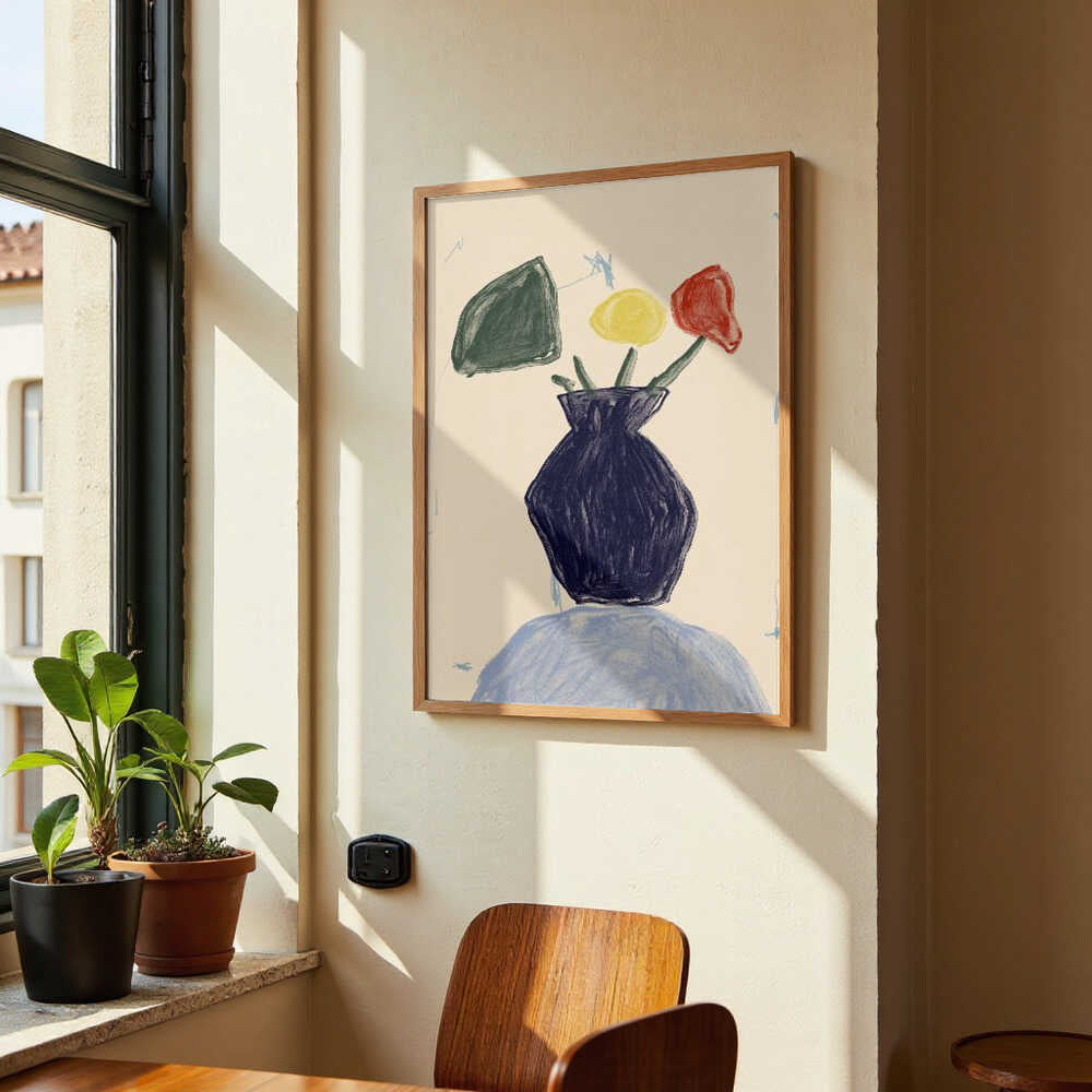 Vivid Vase Blooms by Treechild