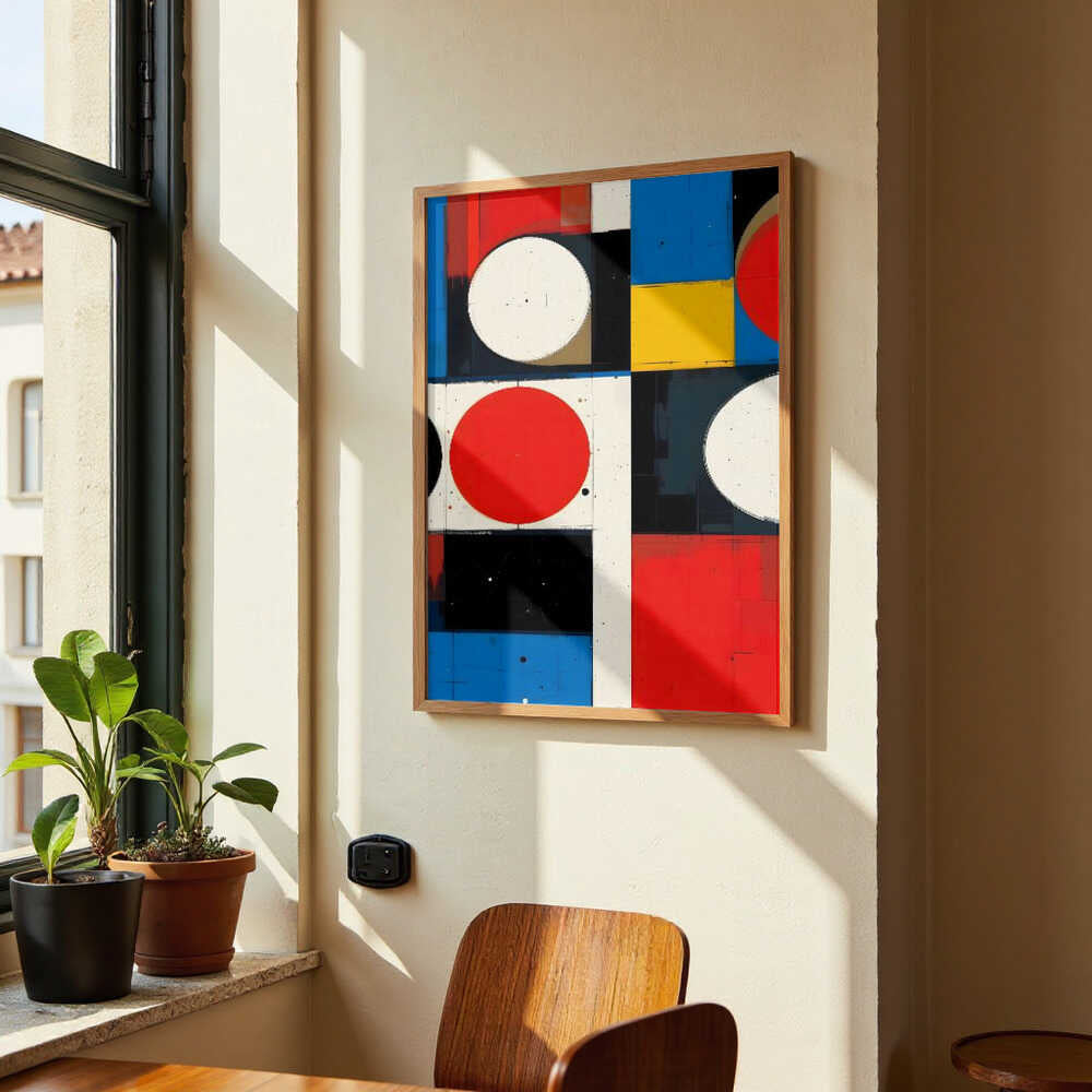 Geometric Shapes And Bold Colors by Kintsugi99