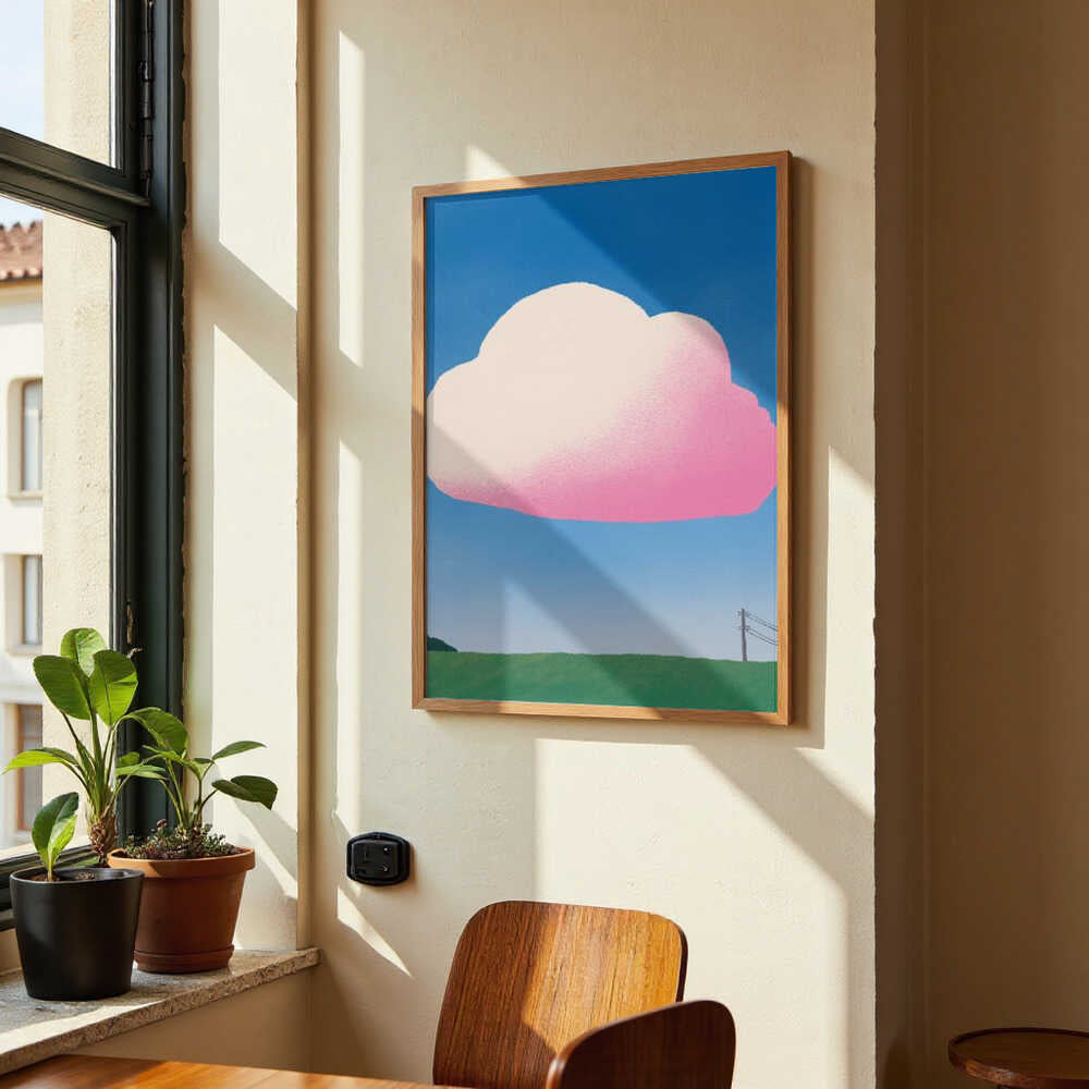 Rosa Farbverlaufswolke von Little Dean