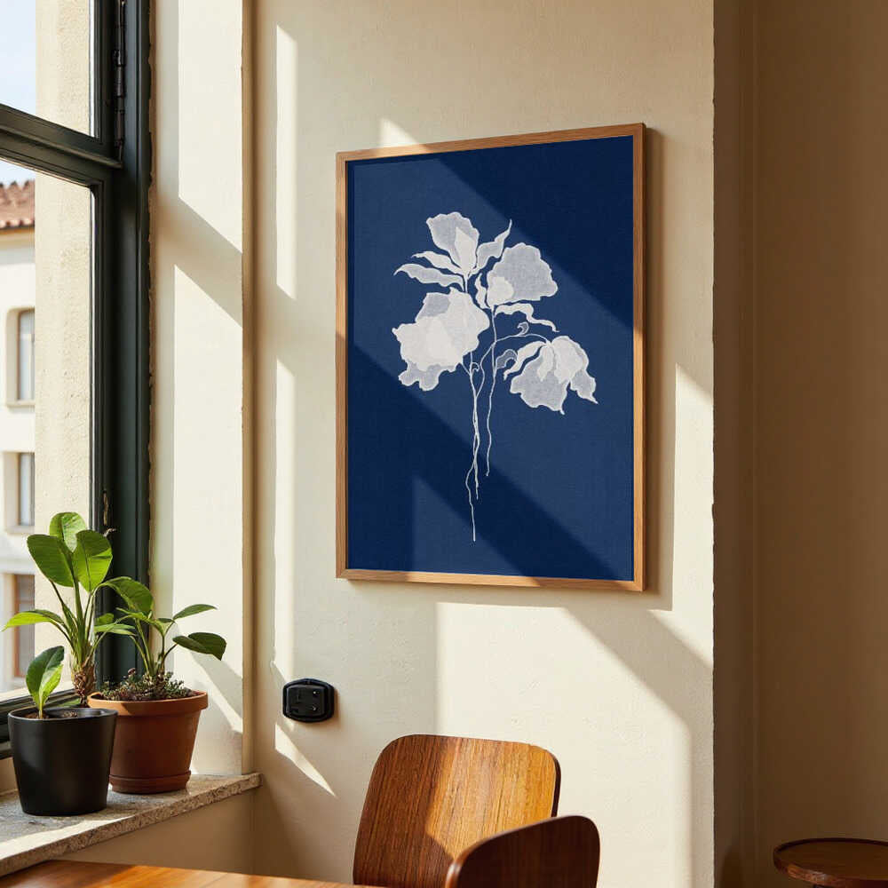 Delicate White Flower by Lena Refur