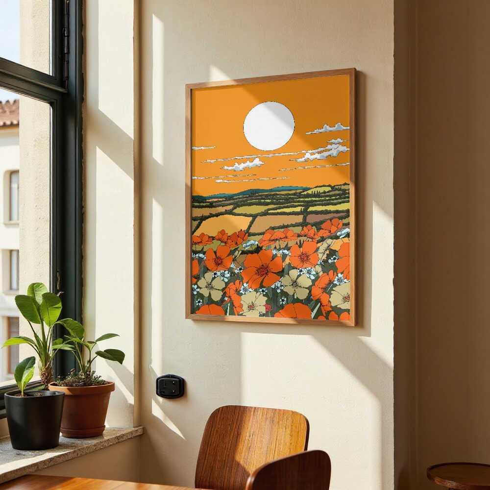 Mohnblick in der Abenddämmerung von Nicholas