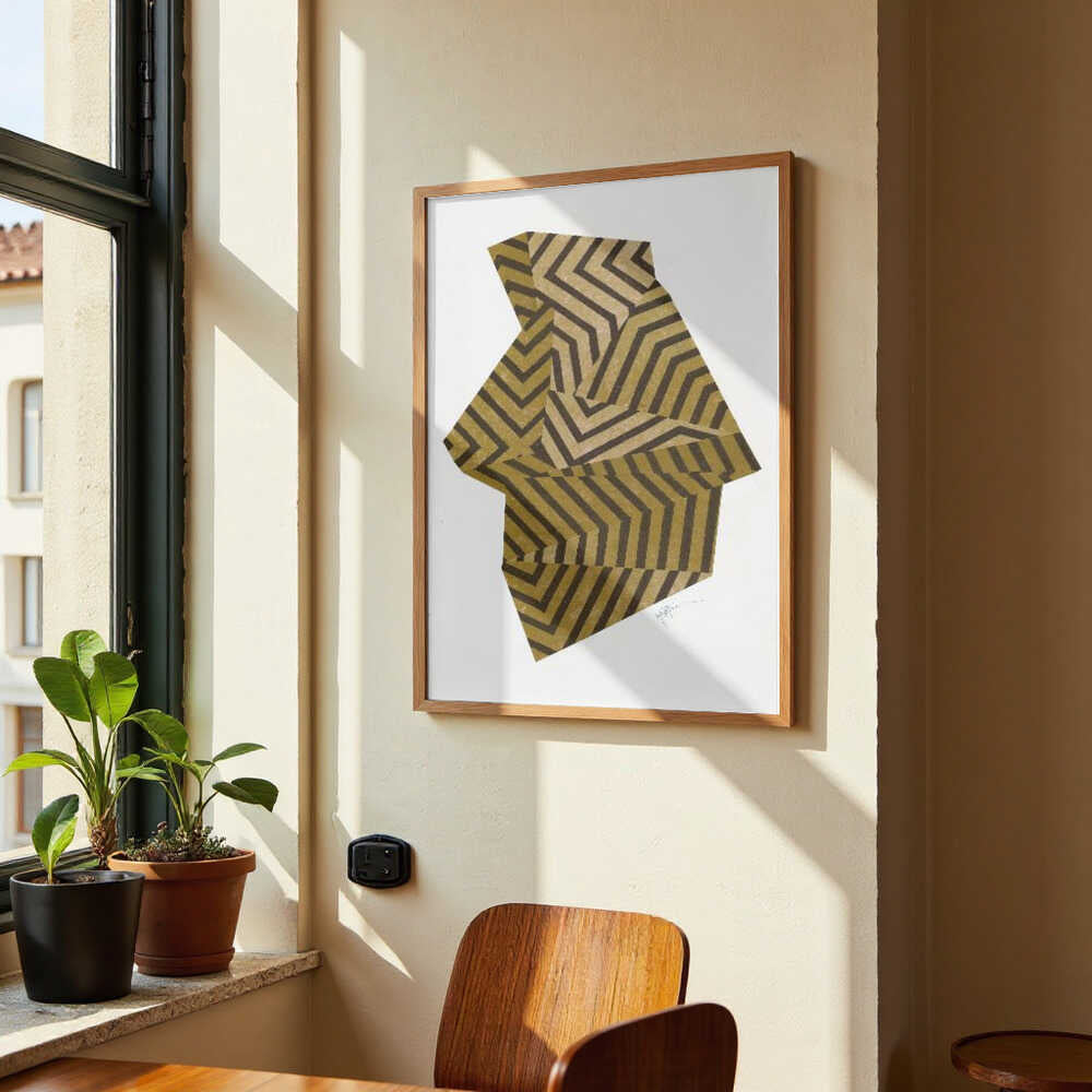 Zen Stone IV. (ochre version) by Paulina Vårregn