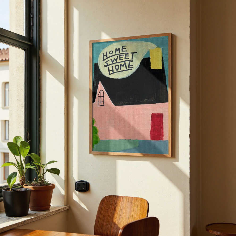 Pink House Home Sweet Home von Karin Lauria