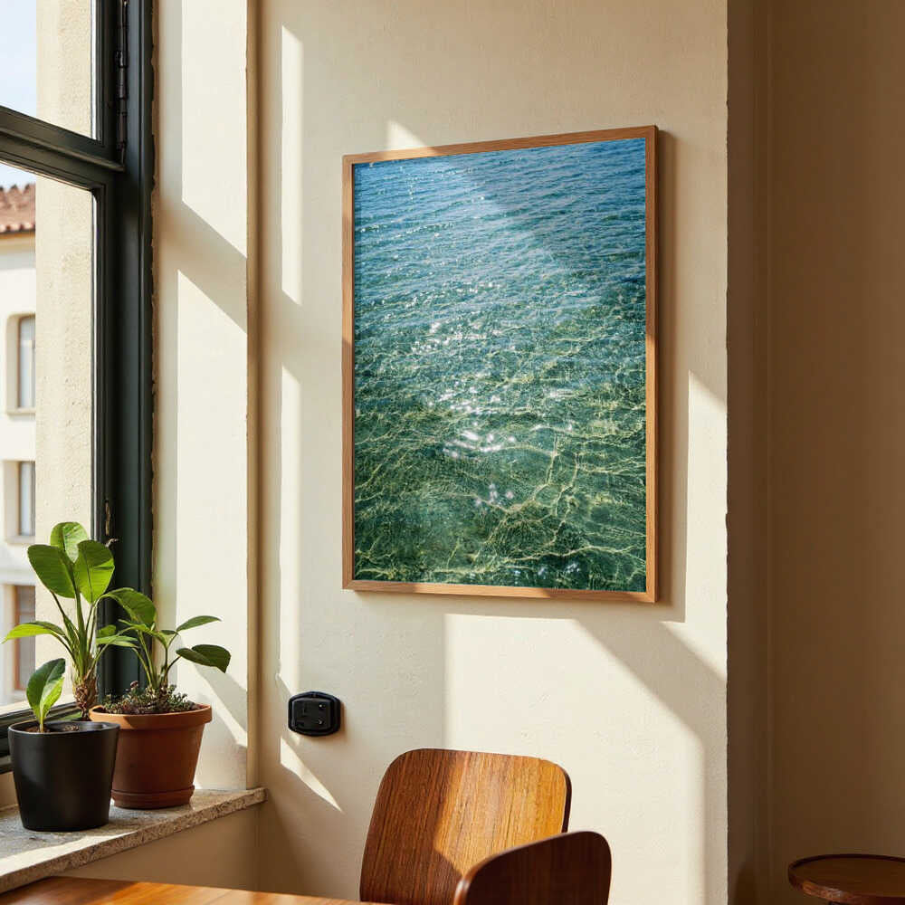 Frisches Blau von Angelo Cerantola