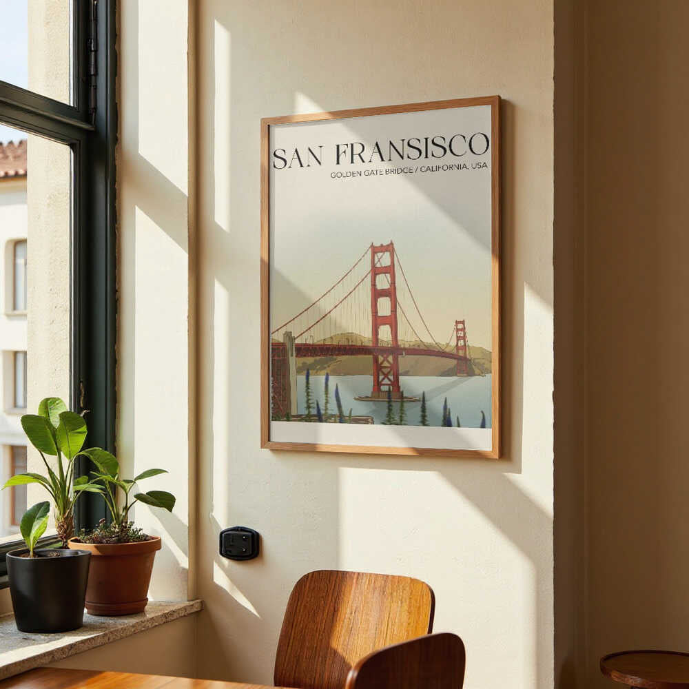 San Fransisco Reiseposter von Andreas Magnusson