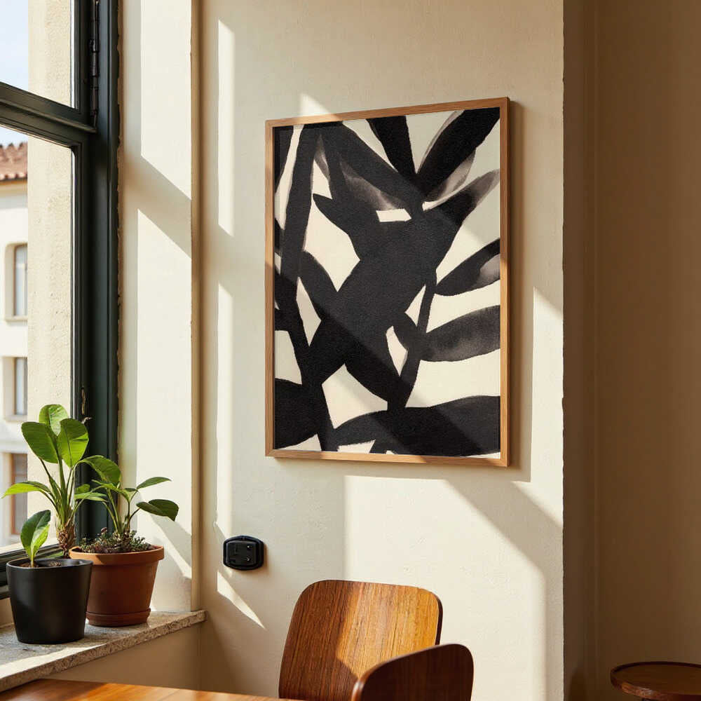 Branches in Black and Beige II by Janel Bragg