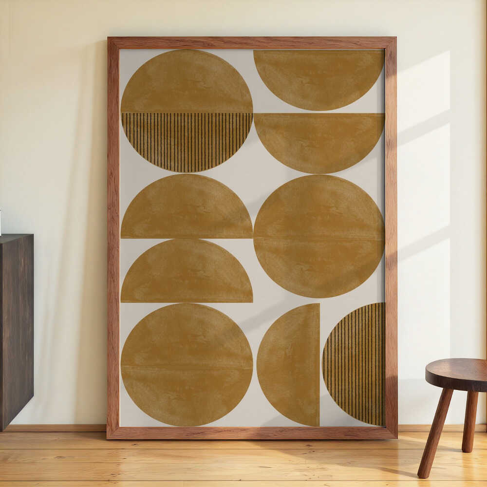 Golden Geometric Rhythm by THE MIUUS STUDIO