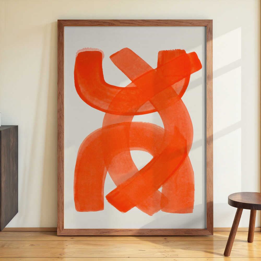 Orange Strokes von Ejaaz Haniff