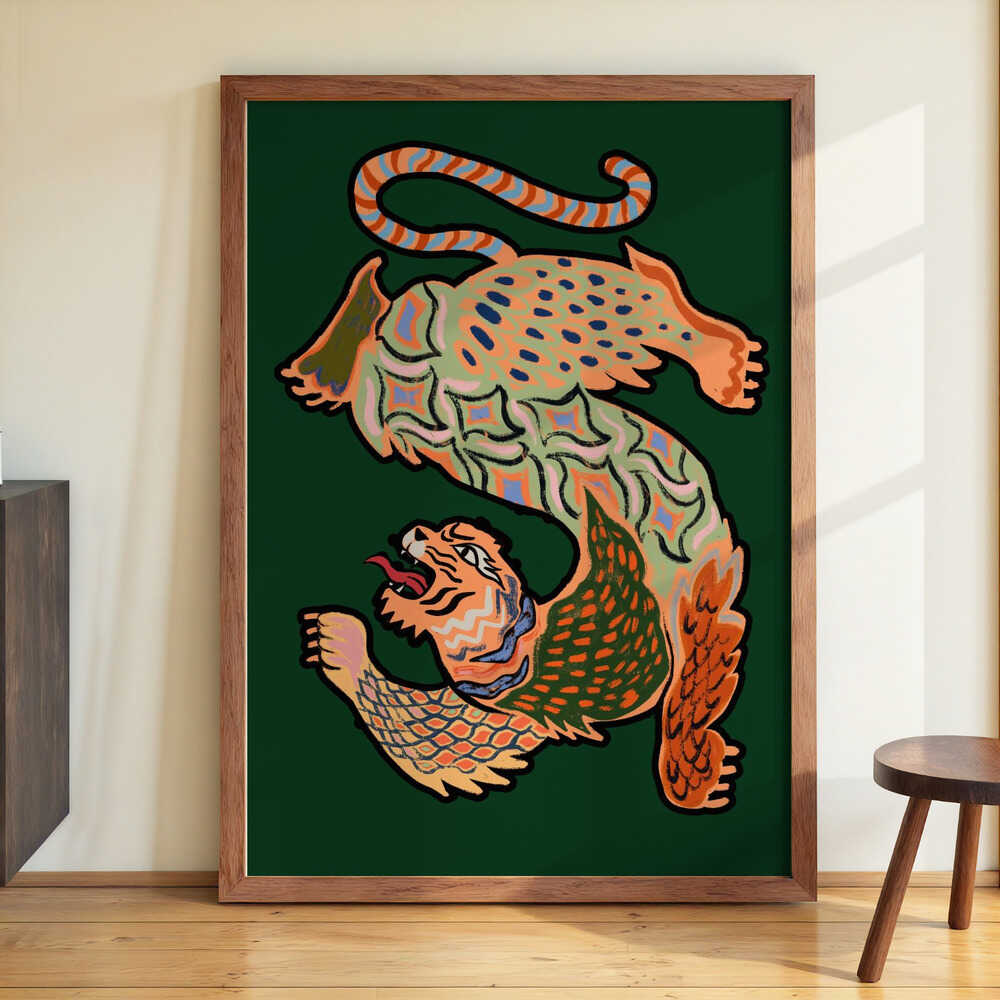 Asiantiger Green by Arty Guava