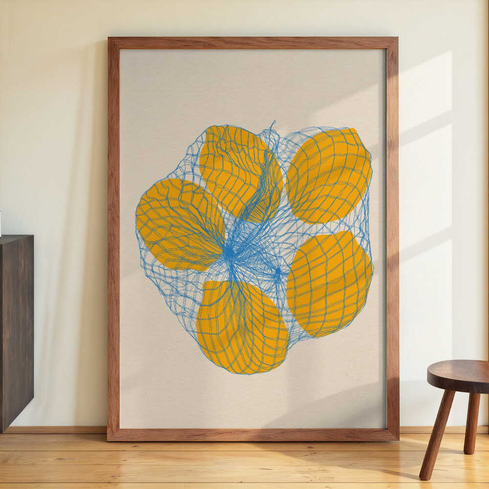 Five Lemons In a Net Bag by Rosi Feist