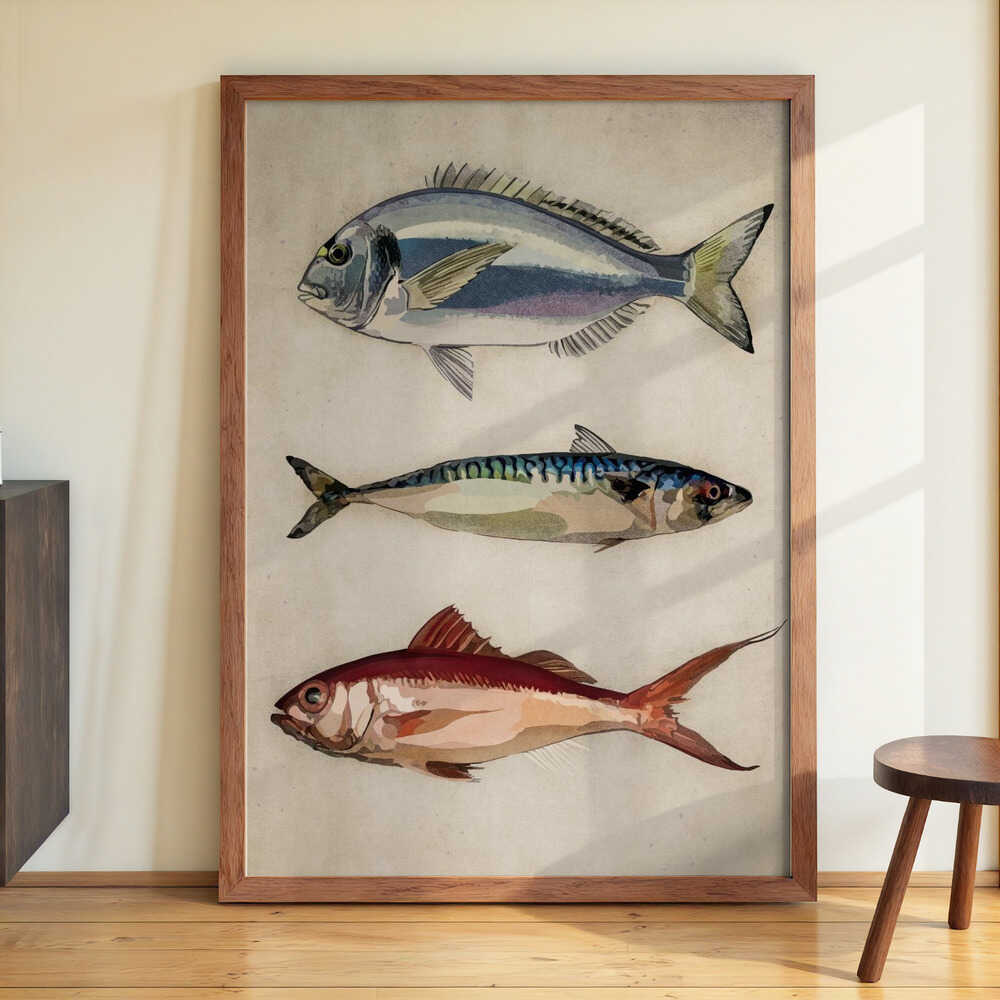 Trio of Ocean Life by Emel Tunaboylu