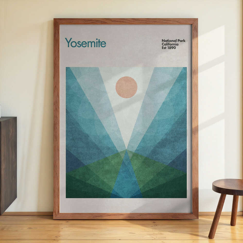 Geometric Sunrise by Emel Tunaboylu