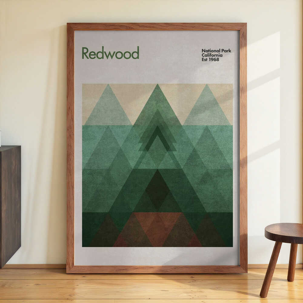 Triangular Redwood by Emel Tunaboylu