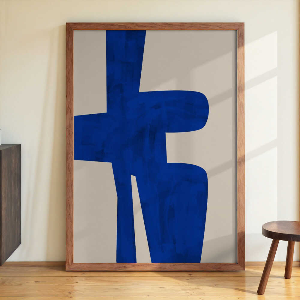 Blue Harmony Shape by Elena Ristova