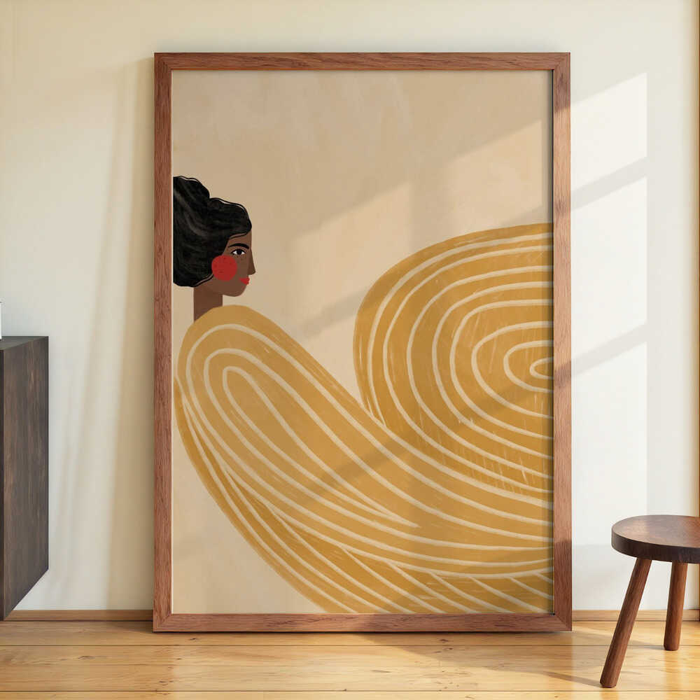 The Woman With the Yellow Stripes by Bea Müller