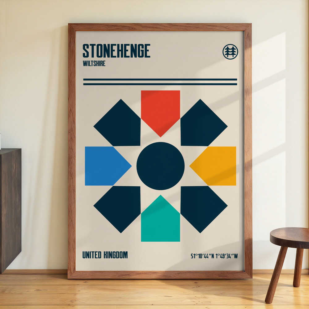Stonehenge Travel Poster by Retrodrome