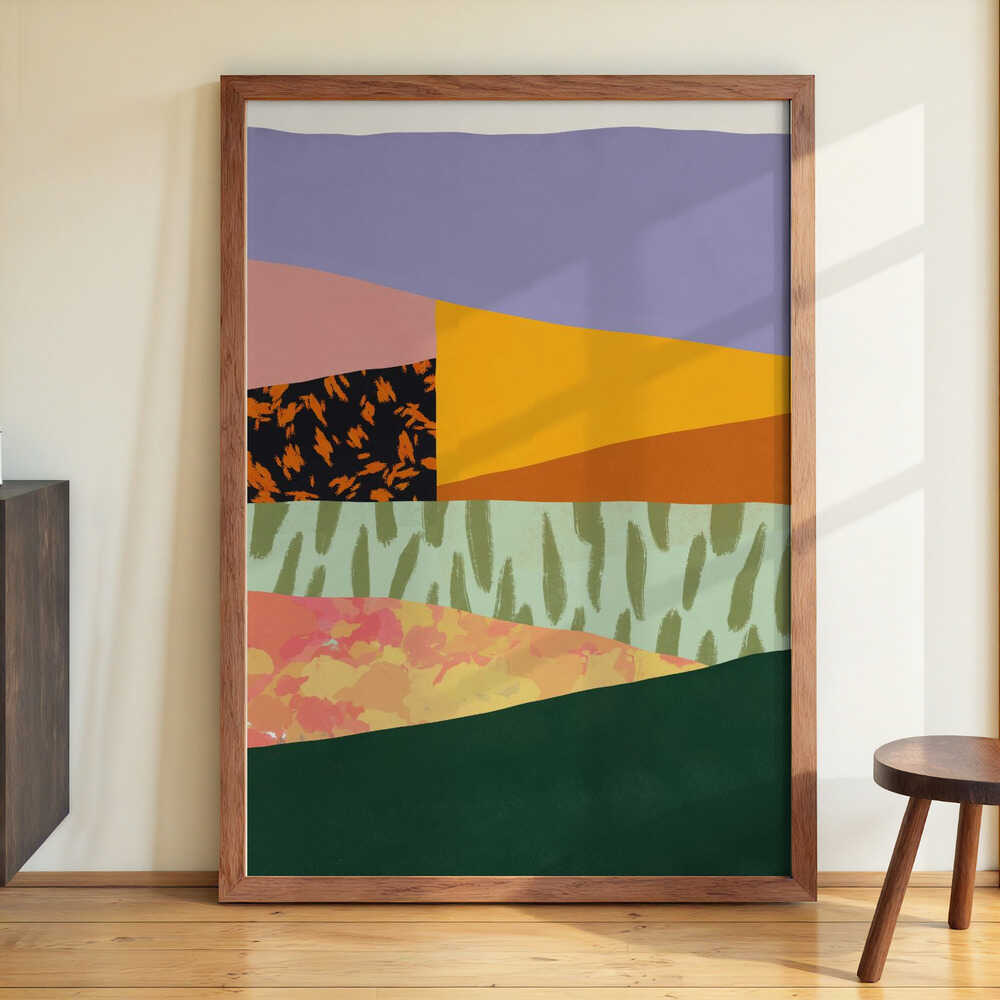 Geometric Patterns with Organic Forms by Little Dean