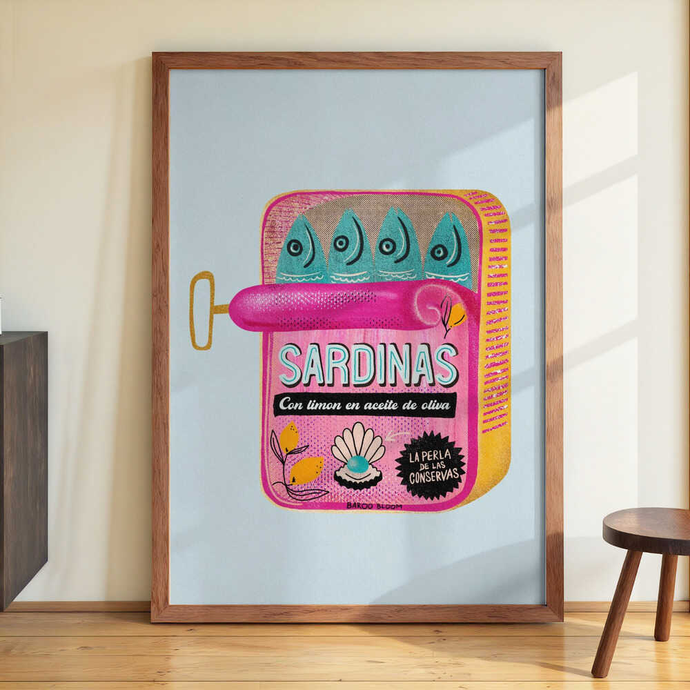 Sardinen Blechdose von Baroo Bloom