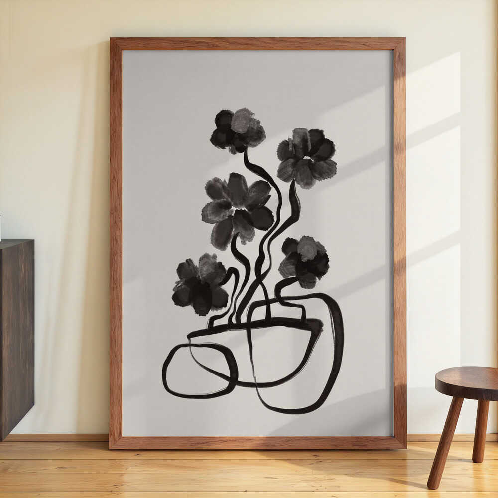 Monochrome Blüten von Treechild