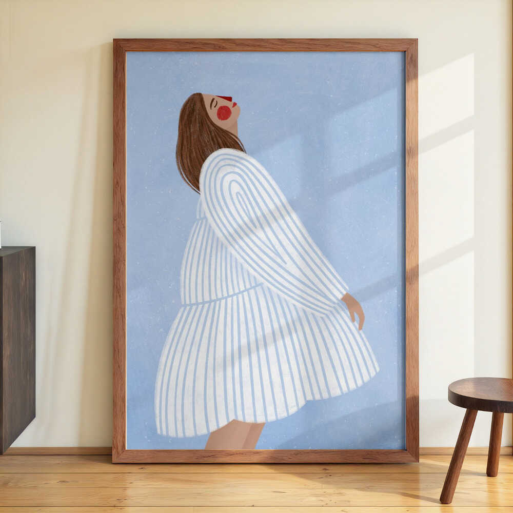 The Woman With the Blue Stripes by Bea Müller