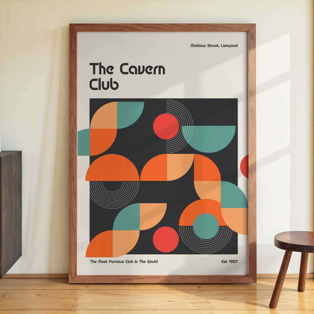 Cavern Club Design Poster by Retrodrome
