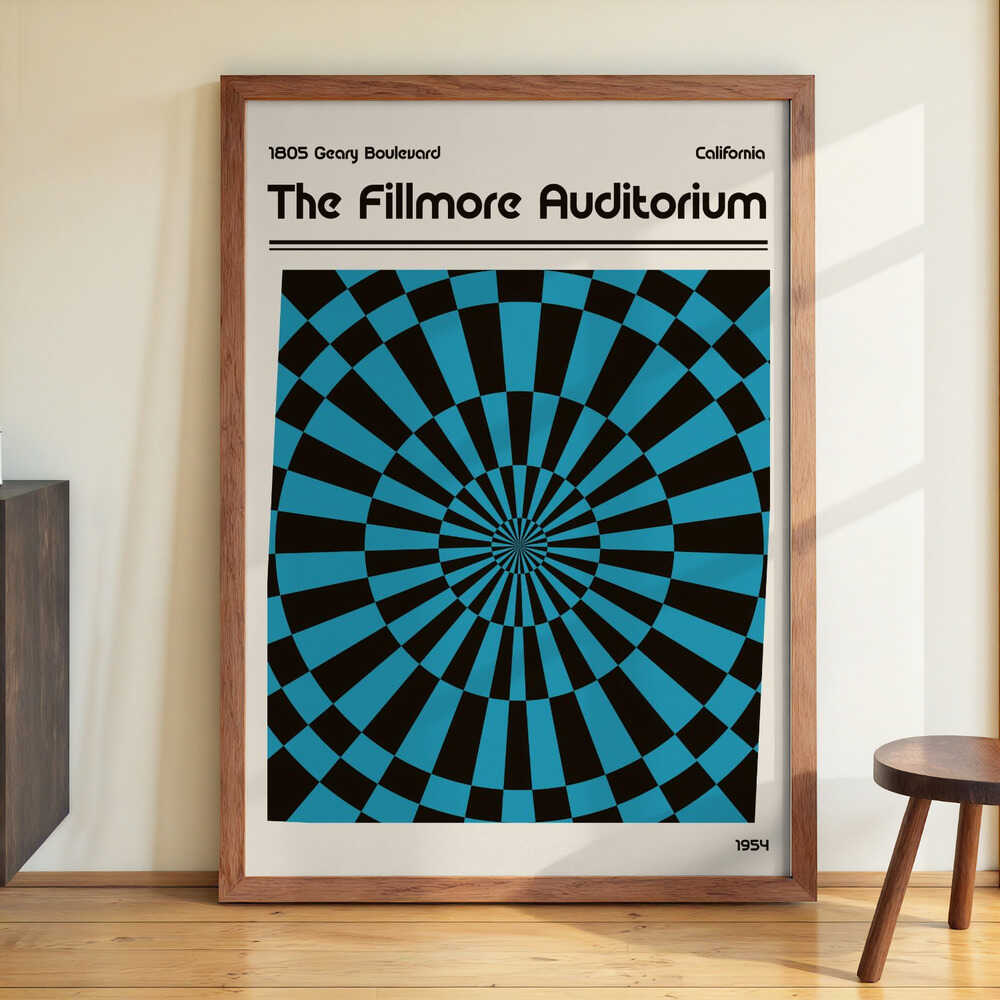 The Fillmore Poster by Retrodrome