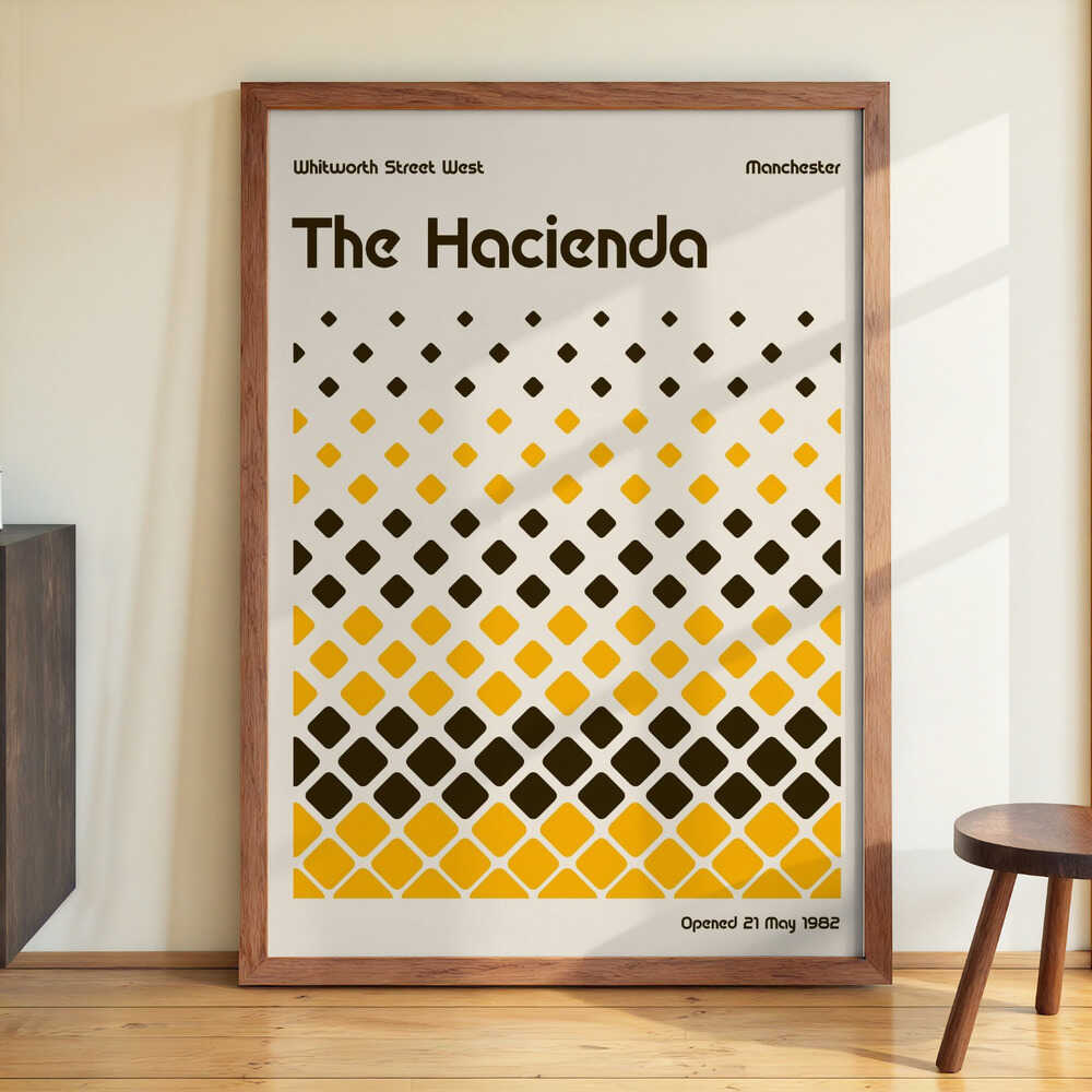 Hacienda Poster von Retrodrome
