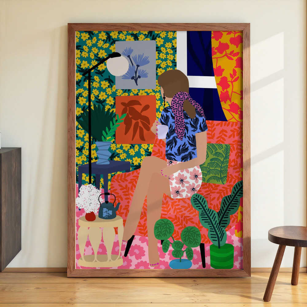 Tea time girl by Rafaela Mascaro