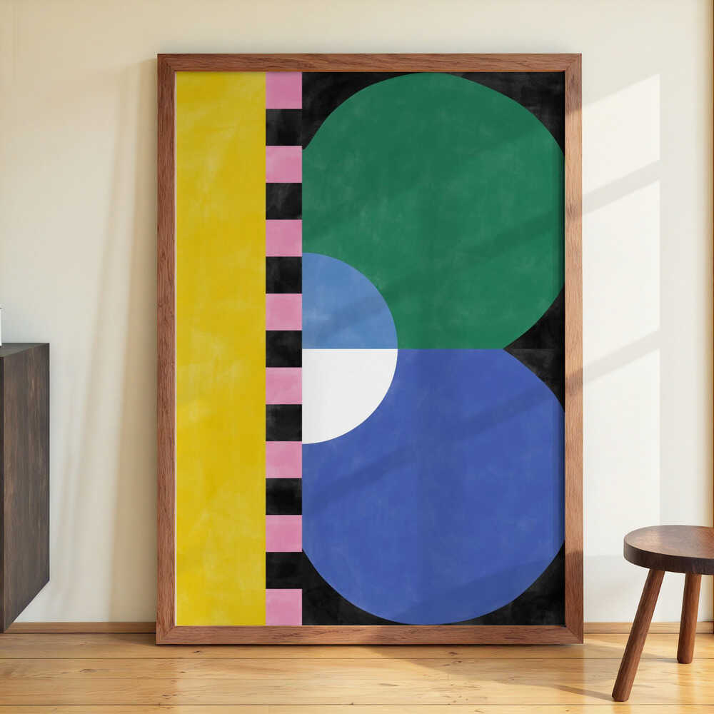 Colorful Geometry Block and shapes by Elena Ristova