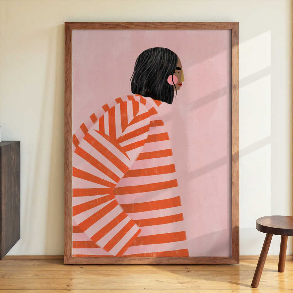 The Woman With the Orange Stripes by Bea Müller