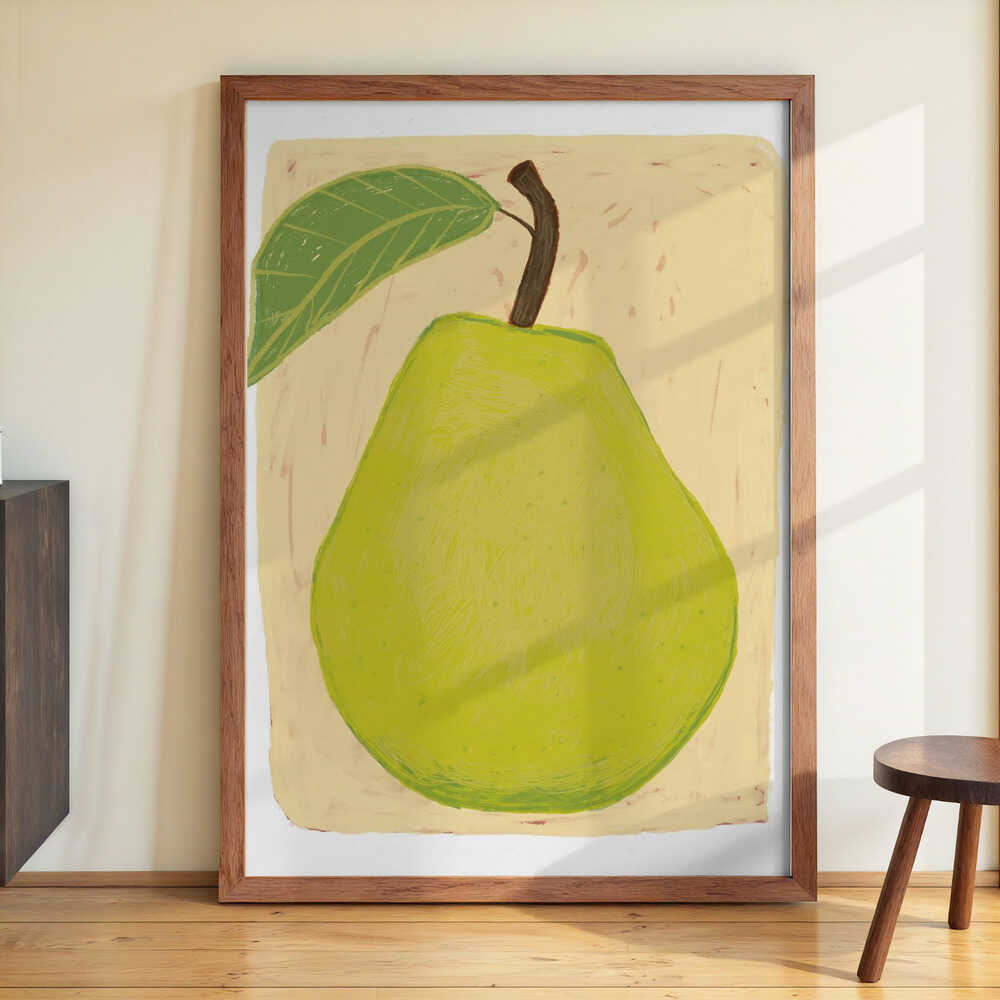 Big green pear by Sharyn Bursic