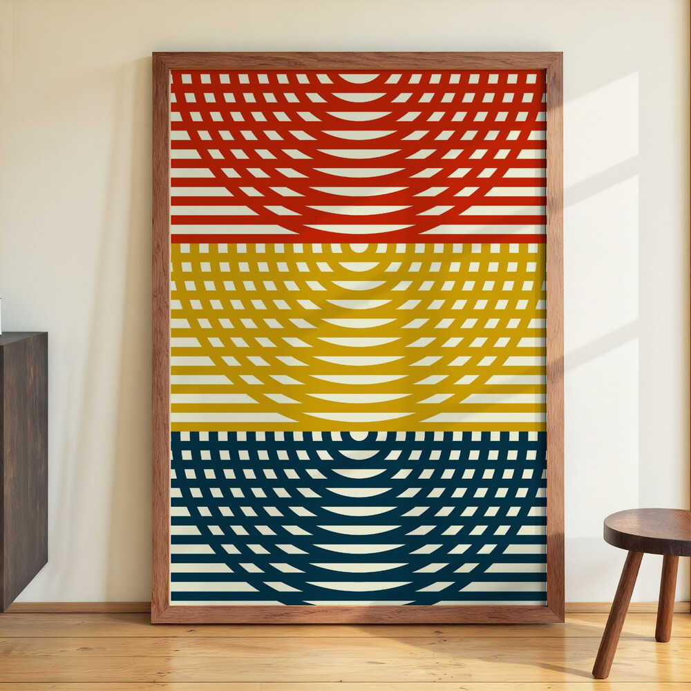 Tri-Color Waves by Petr Strnad