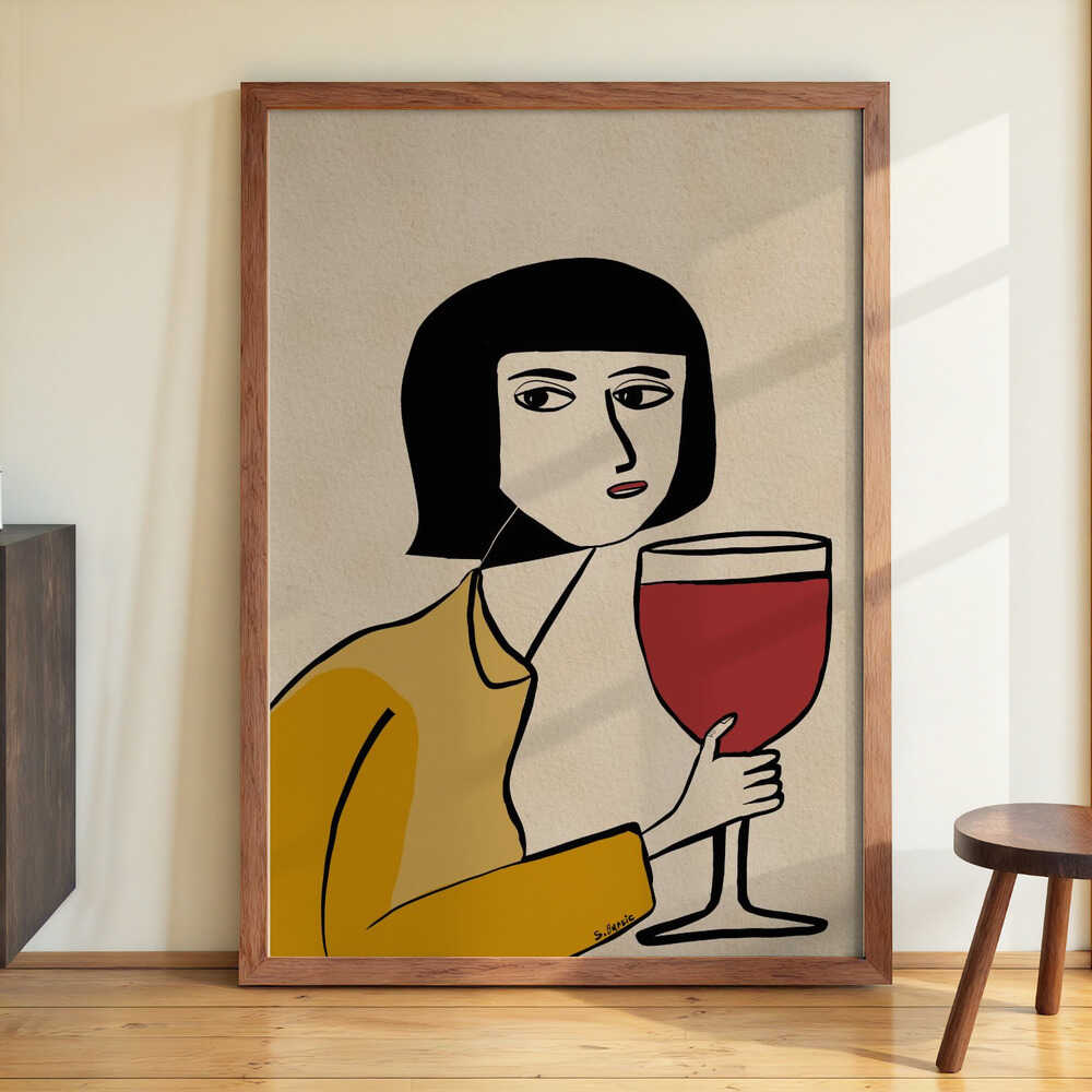 Wine lover by Sharyn Bursic