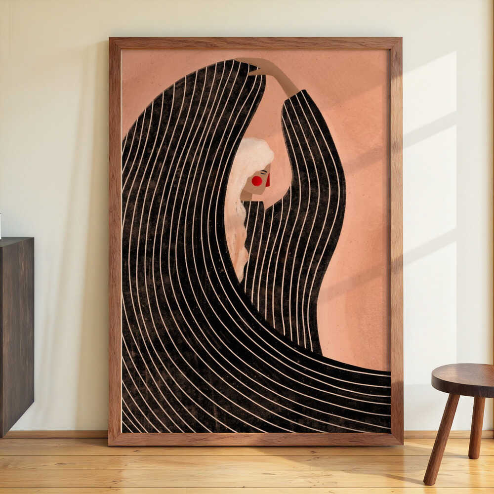 The Woman With the Black Dress by Bea Müller