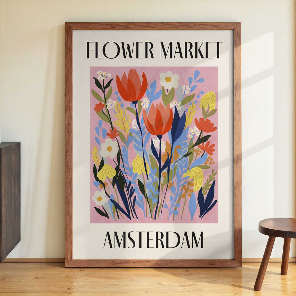 Flower Market Amsterdam Netherlands by Dirkie Nell