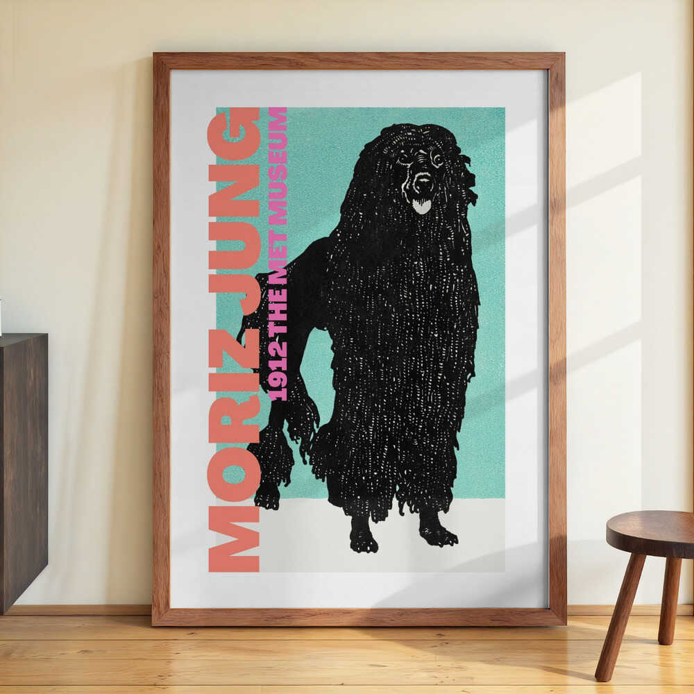 Stylized Black Dog by Athene Fritsch