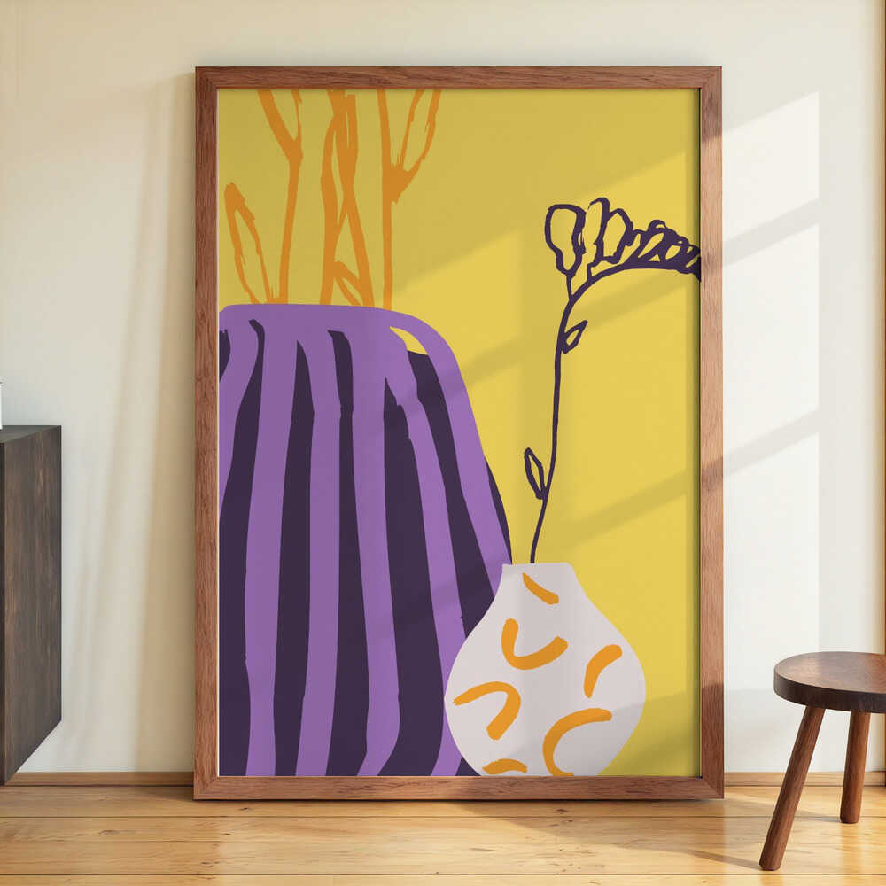 Vibrant Vase Duo by Treechild