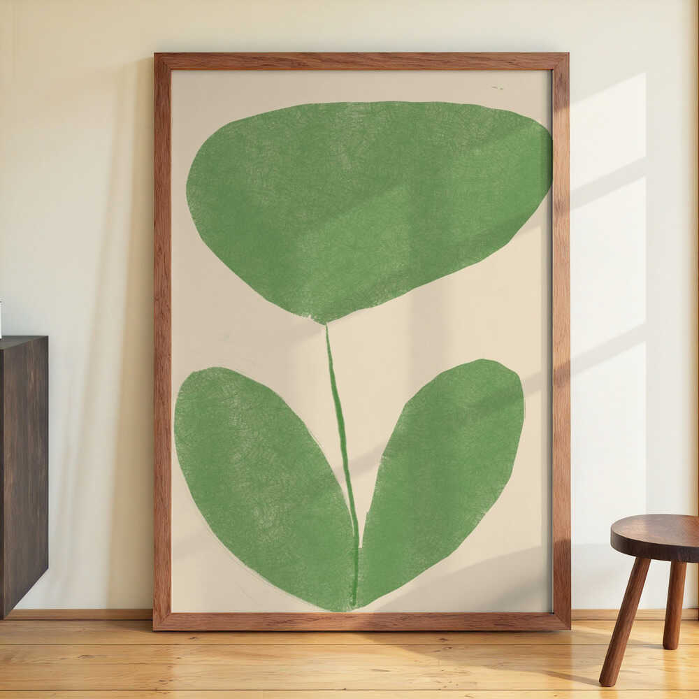 Minimal Green Blossom von Treechild