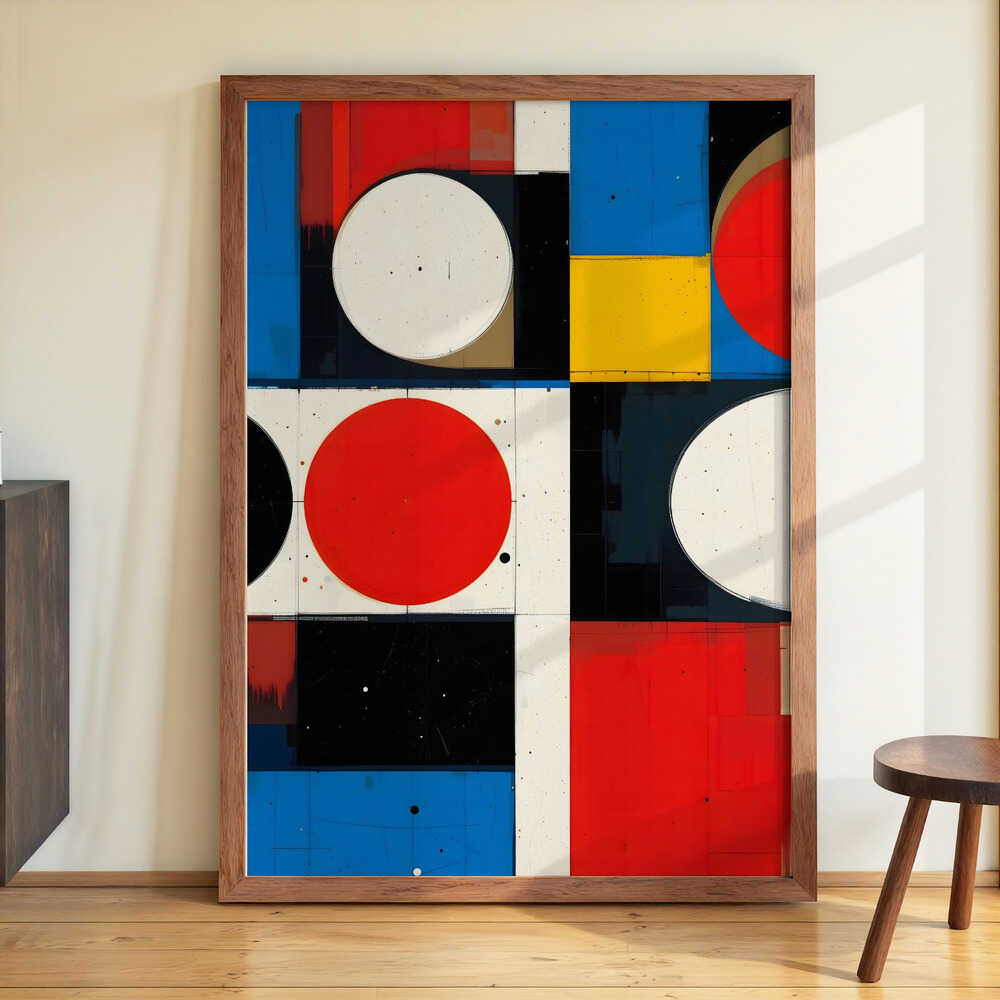 Geometric Shapes And Bold Colors by Kintsugi99