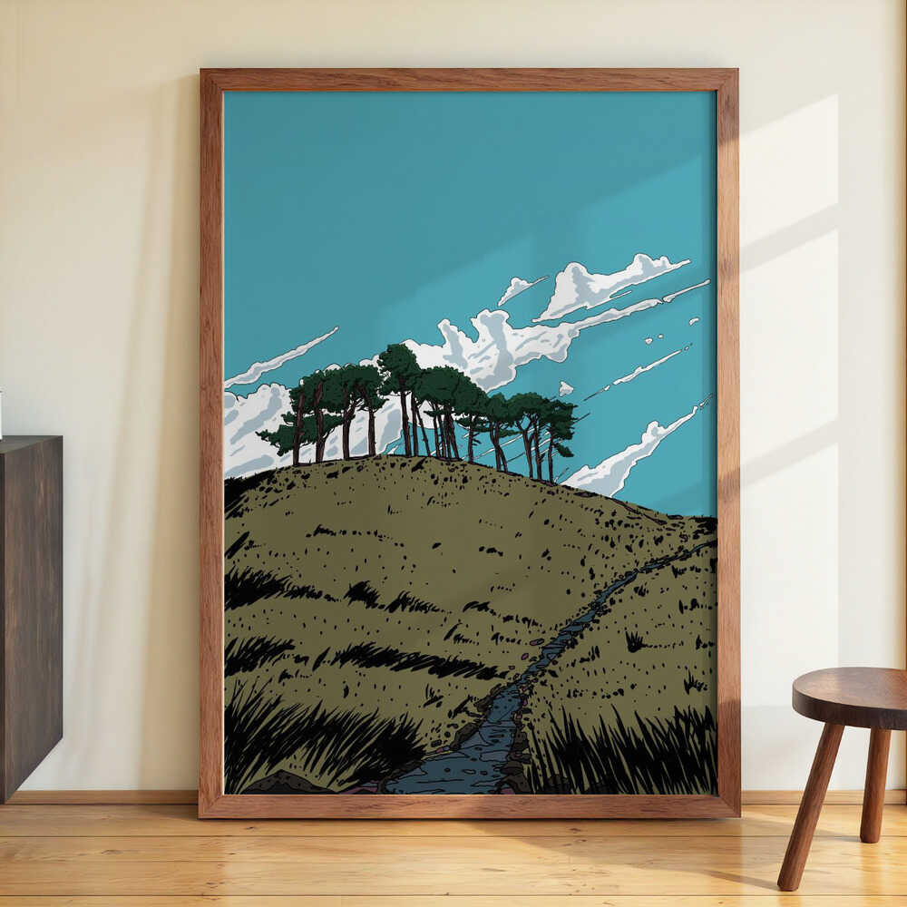 Schottische Hügellandschaft von Nicholas