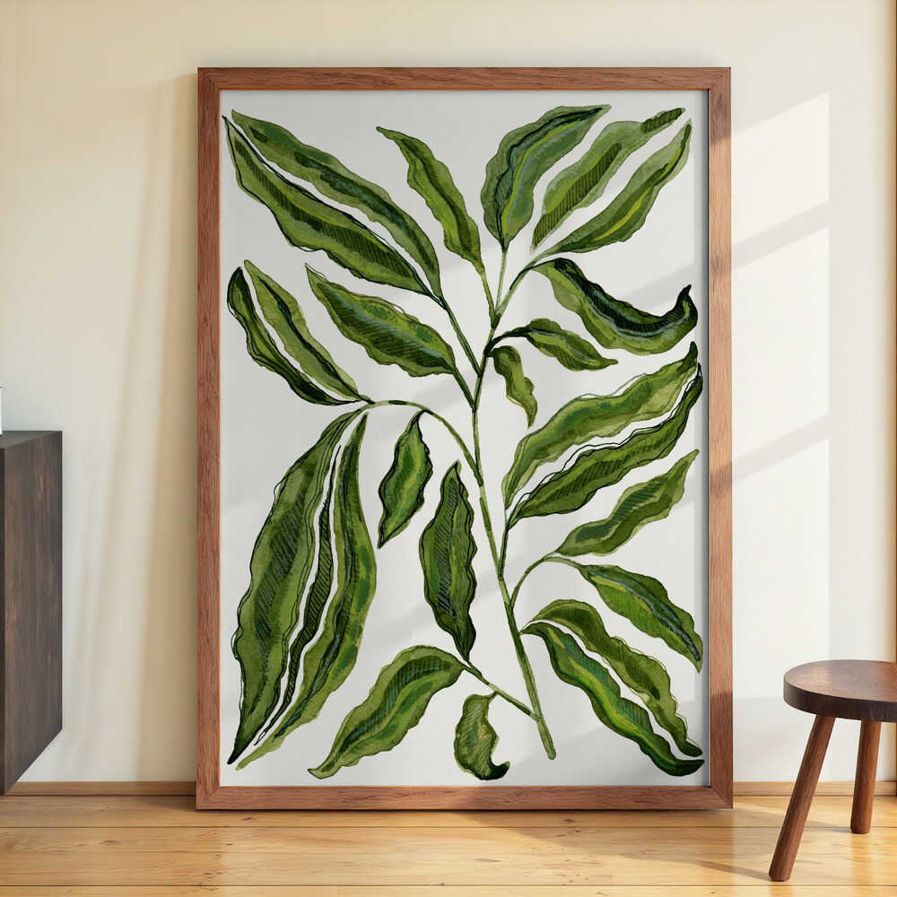 Sprig Of Leaves von Susan Black
