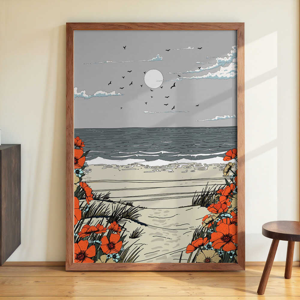 Blumen am Strand von Nicholas