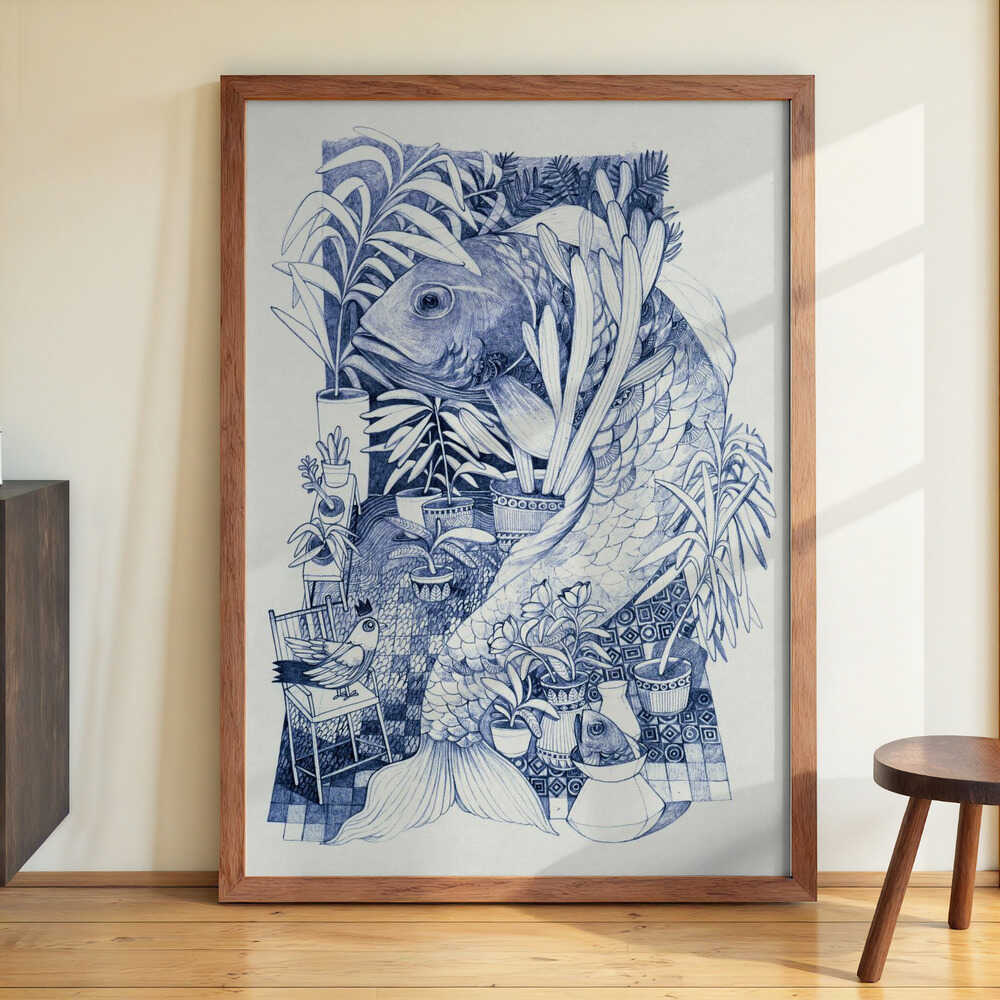 Vibrant Colors And Intricate Patterns Fish by Hieuchau