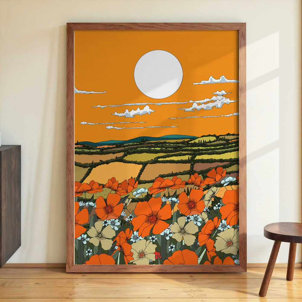 Mohnblick in der Abenddämmerung von Nicholas